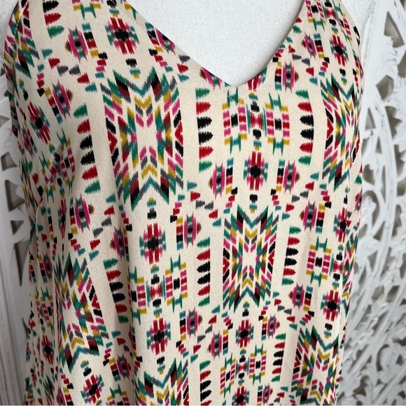 Lush Cream Patterned Dress - Picture 2 of 6